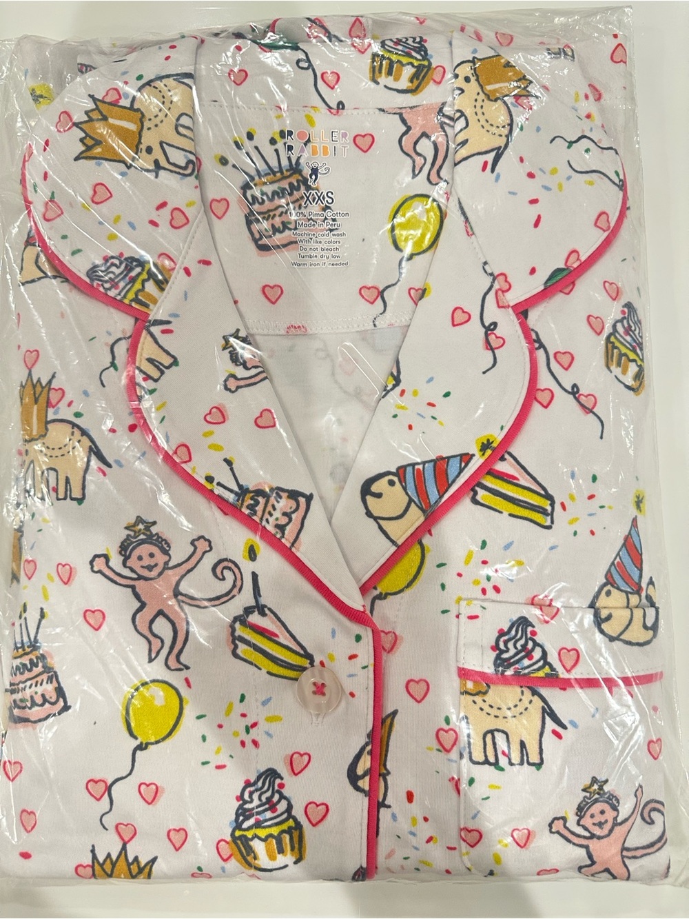 Roller Rabbit Birthday Bonanza Pajamas Set